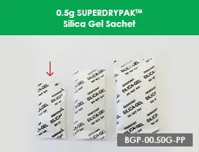 0.5g SUPERDRYPAK™ Silica Gel Sachet