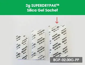 2g SUPERDRYPAK™ Silica Gel Sachet